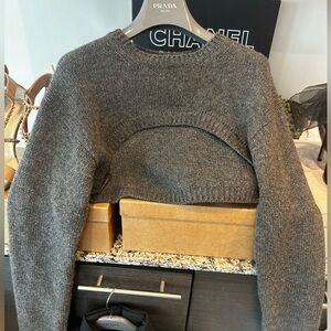 Prada cropped sweater